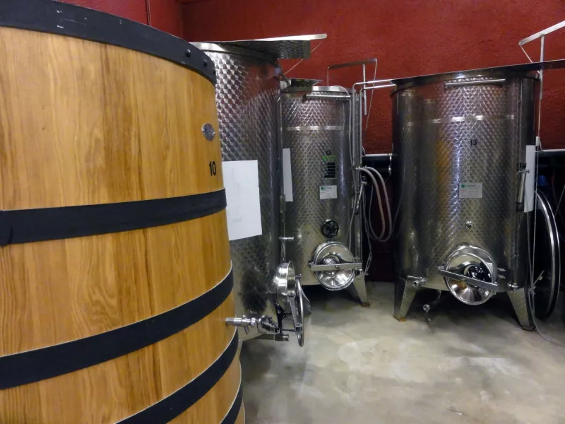 cuverie vins rouges