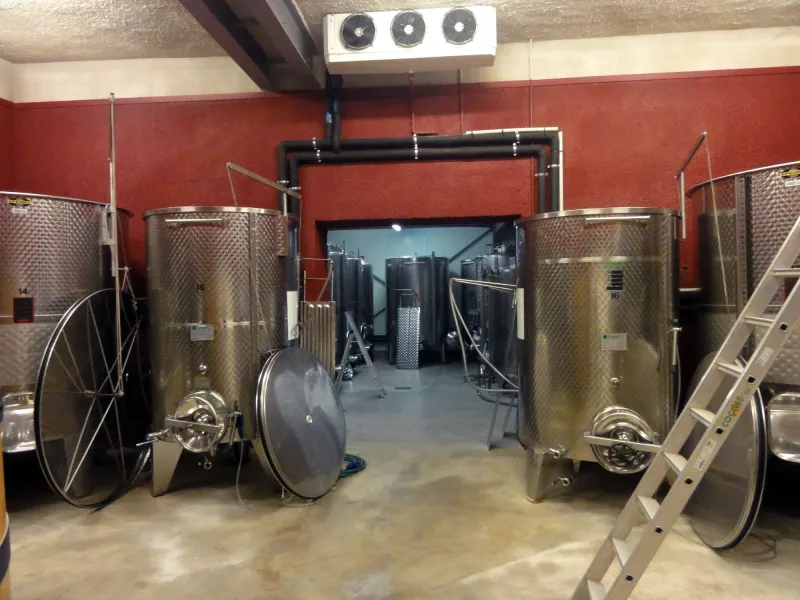 cuverie vins rouges